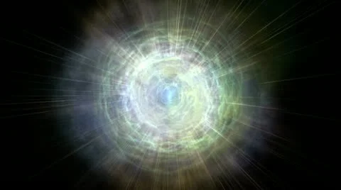 Flying through a WormHole Stock Footage 11018783