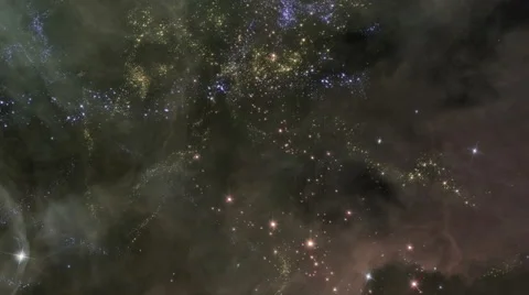 Flying through a wormhole in outer space - Space 2009 HD, 4K Stock Footage Stock Footage 61137527