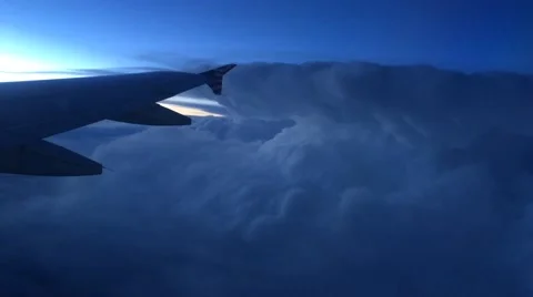 Flying Thru Clouds Stock-Footage 43005903
