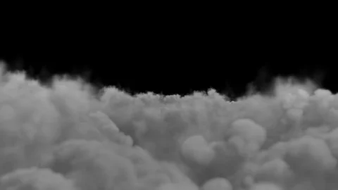 Flying in thunderclouds with alpha channel Video stock 70317885