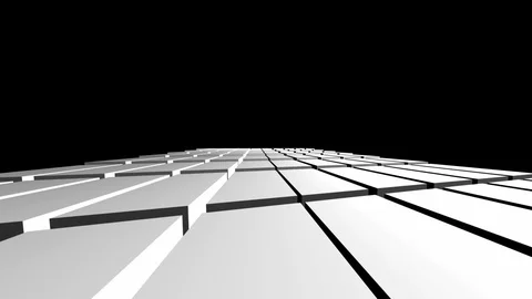 Flying tile space Stock Footage 99725386