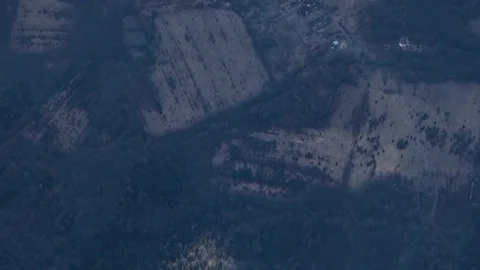 Flying on top of clouds Video stock 79923368