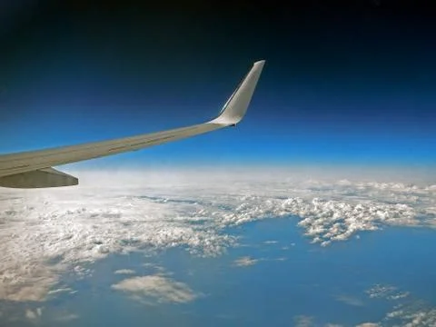 Flying on top of the world Stock Photos
