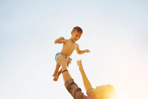 Flying on top of the world Stock Photos