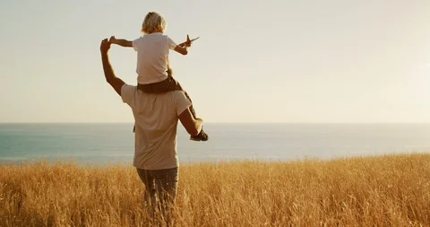 Flying toward the sea together Stock Footage 101397101