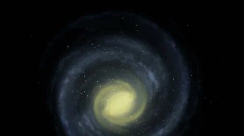 Flying Toward Spiral galaxy Stock Footage 57521243