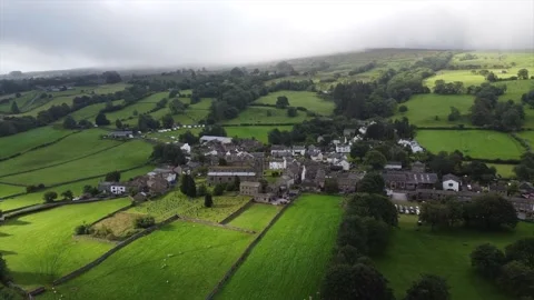 Flying Towards Dent Stock Footage 150236760