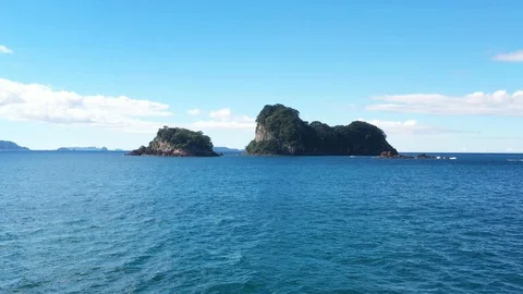 Flying Towards Islands Video stock 119665935