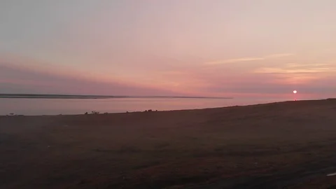 Flying towards the river. Stockbeeldmateriaal 99965957