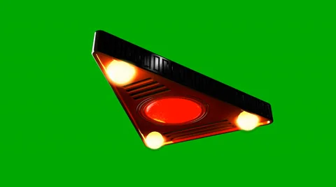 Flying Triangle UFO Stock Footage 36287983