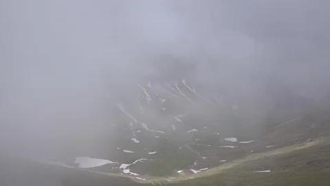 Flying trough clouds in Bucegi 스톡 동영상 90862662