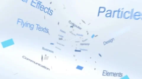 Flying Typography Logo - Apple Motion 5 and Final Cut Pro X Template Stock After Effects