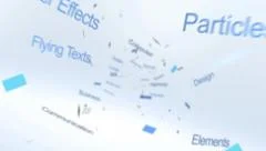 Flying Typography Logo - Apple Motion 5 and Final Cut Pro X Template Stock After Effects