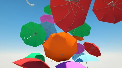Flying umbrellas Vidéo 41997254