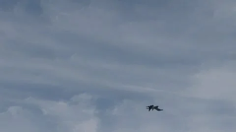 Flying Upside Down Stock Footage