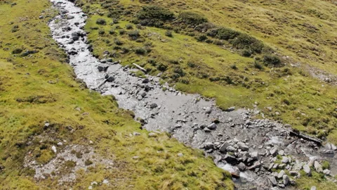 Flying Upstream Stock Footage 141097267