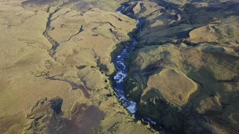 Flying view of  the rivers Stock Footage 106102422