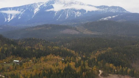 Flying view of snowberg Stock Footage 106440208