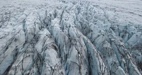Flying view of Vatnajokull Stock Footage 106166823