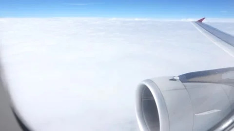 Flying view of a wing Stockbeeldmateriaal 48569979