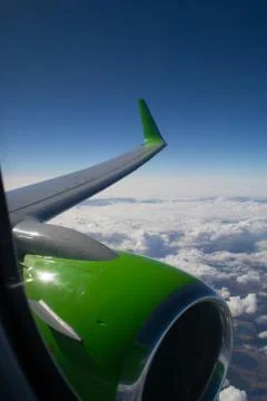 Flying view of wing Stock Photos