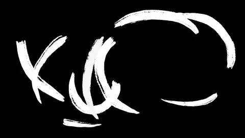 Flying white brush, marker or pencil strokes. Stock Footage 285607438