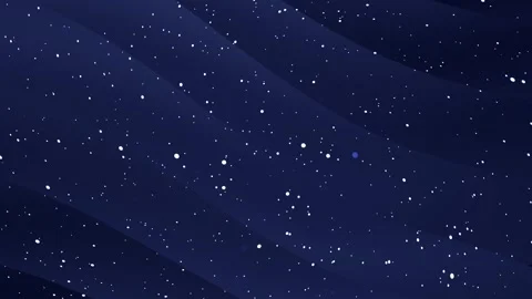 Flying white dot particles on dark blue background with lighting effects Stock-Footage 310048599