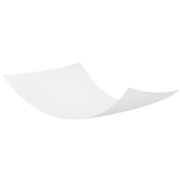 Flying white paper sheet, vector realistic scattered clear page document blank Stock Illustration