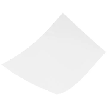 Flying white paper sheet, vector realistic scattered clear page office document Stock Illustration