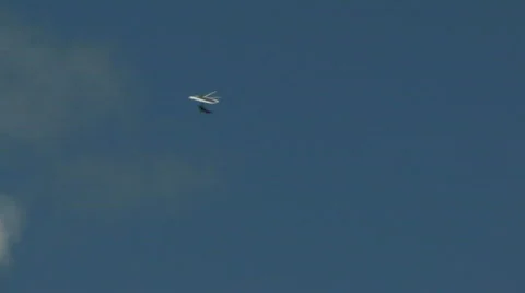 Flying wing 1 hdp Stock Footage 459580