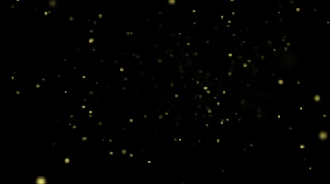 Flying yellow ball with particles. Background of magic shine Stock Footage 38742961