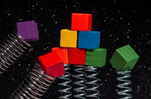 Flyingcubes Stock Photos