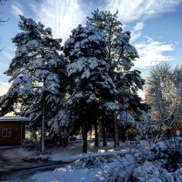 Flyingstrat winter Stock-Fotos