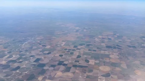 Flyover Agricultural Landscape Stock Footage 82047276
