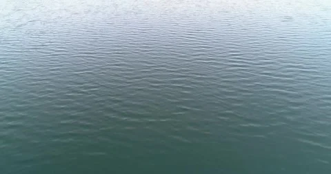 Flyover of calm water Stock Footage 277955375