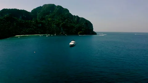 Flyover at Phi Phi Island Stock Footage 232230941