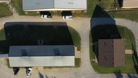 Flyover a Ranch Stock Footage 140399993