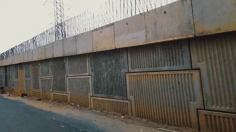 Flyover Road And Bridge Construction In The City 1080 스톡 동영상 123049387