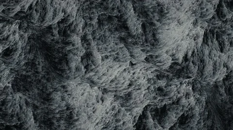 Flyover Rocky Terrain Stock Footage 58600031
