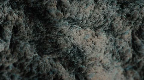 Flyover Rough Terrain Macro Stock Footage 58600017