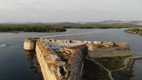 Flyover Seafort Stock Footage 116999730