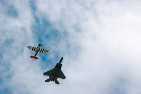 Flyover Teamup Stock Photos