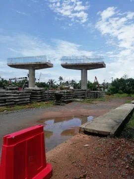 Flyover work progress Stock Photos