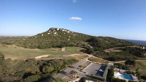 FlyThruGolfCourse Video stock 101625962