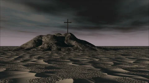 Flyup on Cross 1080 Stock Footage 32012629