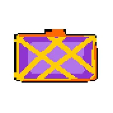 Flywheel clutch pixel art vector illustration イラスト素材