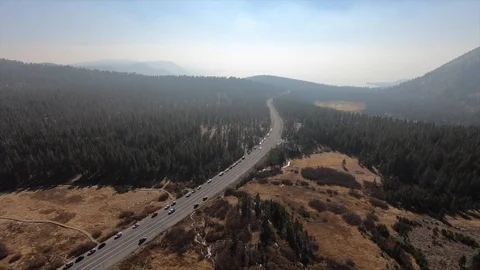 FlyZoomIntoRoad Video stock 103228877