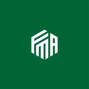 FMA Letter monogram Initial Logo Design Template Vector Illustration. FMA e.. Stock Illustration