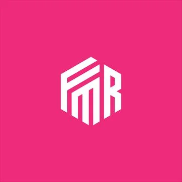 FMR Letter monogram Initial Logo Design Template Vector Illustration. FMR e.. Stock Illustration