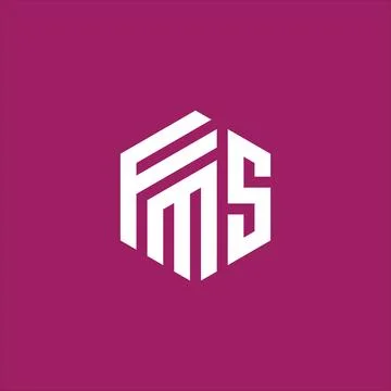 FMS Letter monogram Initial Logo Design Template Vector Illustration. FMS e.. Stock Illustration